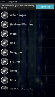 Caller ID Ringtones android App screenshot 1